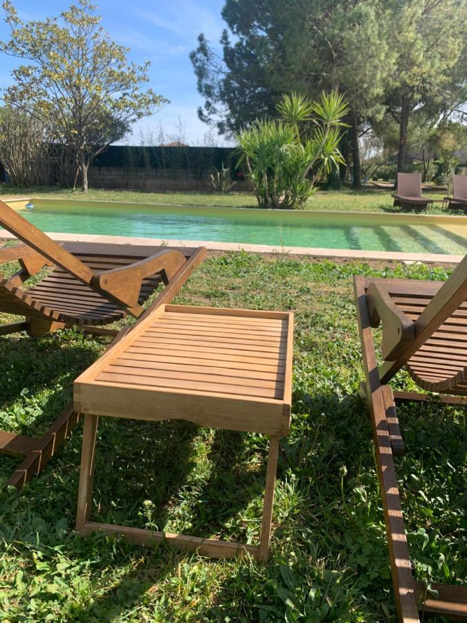 Le Patio, chambres d hôtes pour adultes en Camargue, possibilité de naturisme à la piscine, Aimargues Extérieur photo